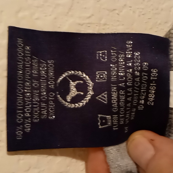 Victoria Secrets PINK Womens Grey w Silver Logo sz M - Picture 13 of 13